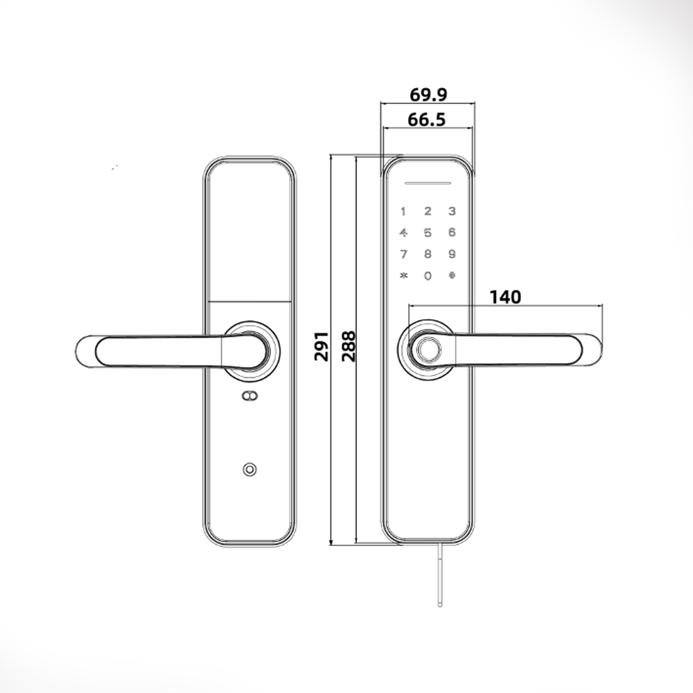Smart Lock HL3 - Gris
