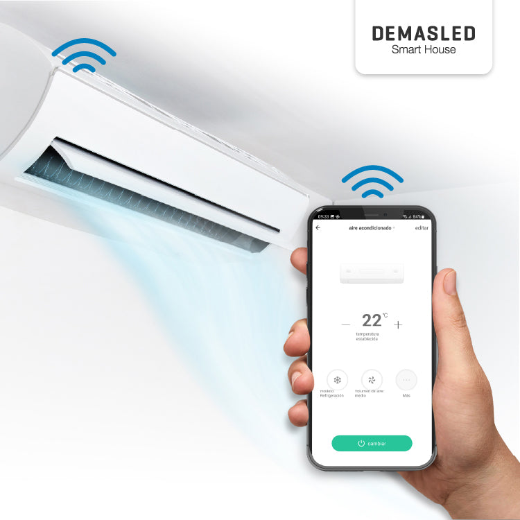 Control de Aire Acondicionado con Sensor de Clima