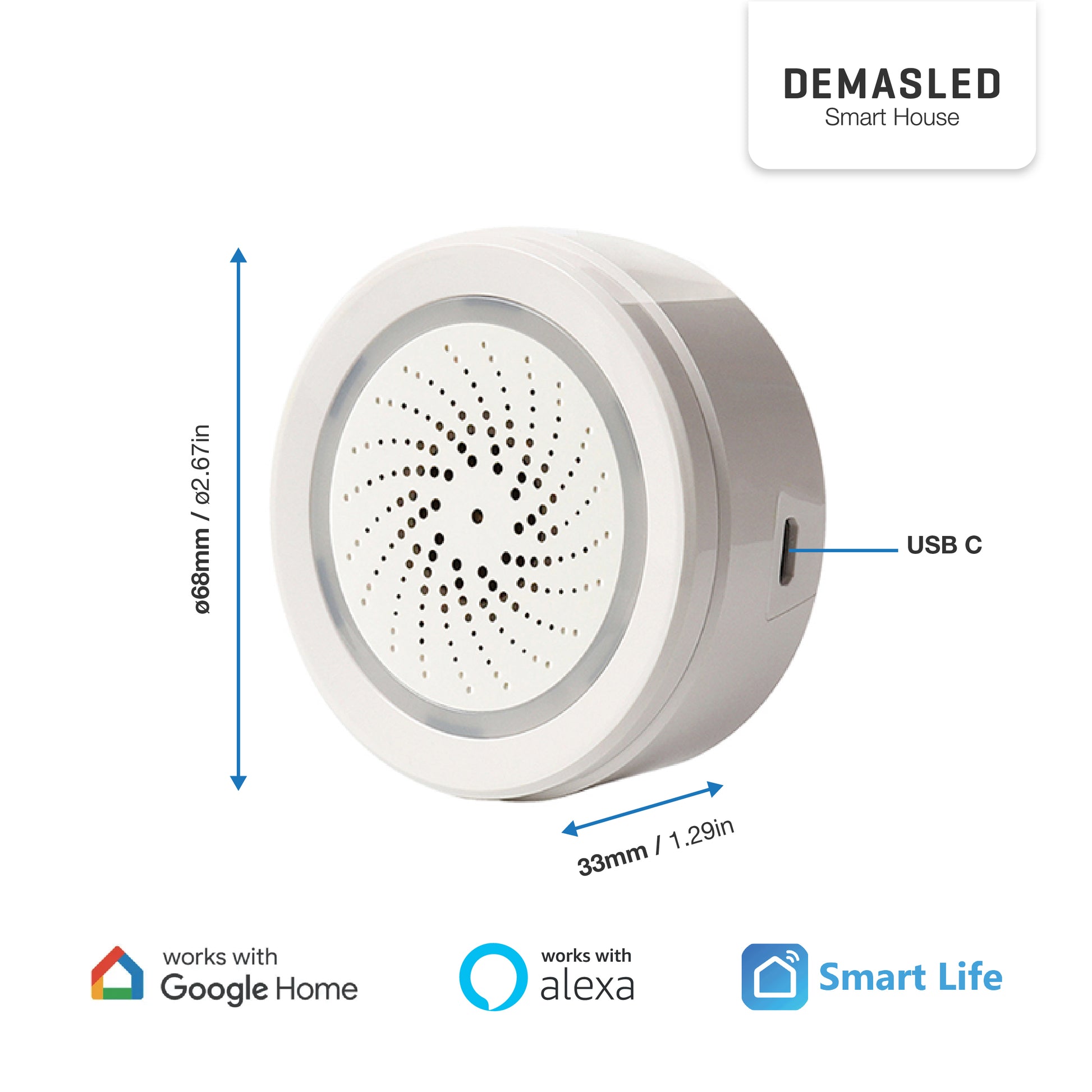 Sirena de Alarma WiFi 100dB