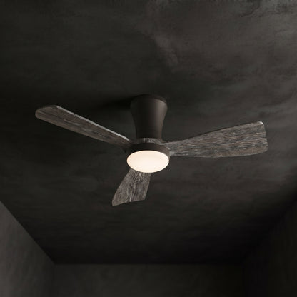 Ventilador de Techo con Luz LED Ø92cm, Madera Oscura