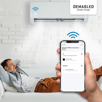 Control de Aire Acondicionado con Sensor de Clima