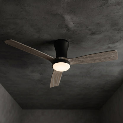 Ventilador de Techo Inteligente Ø130cm, Madera Oscura