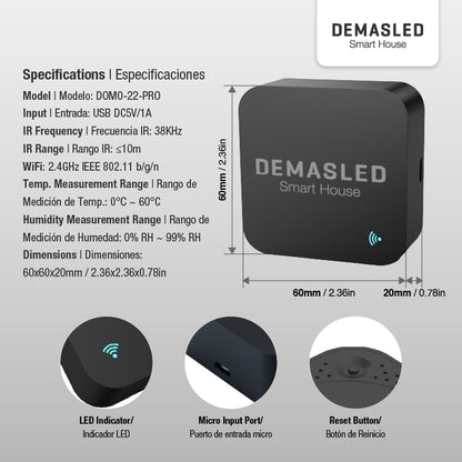 Control de Aire Acondicionado con Sensor de Clima