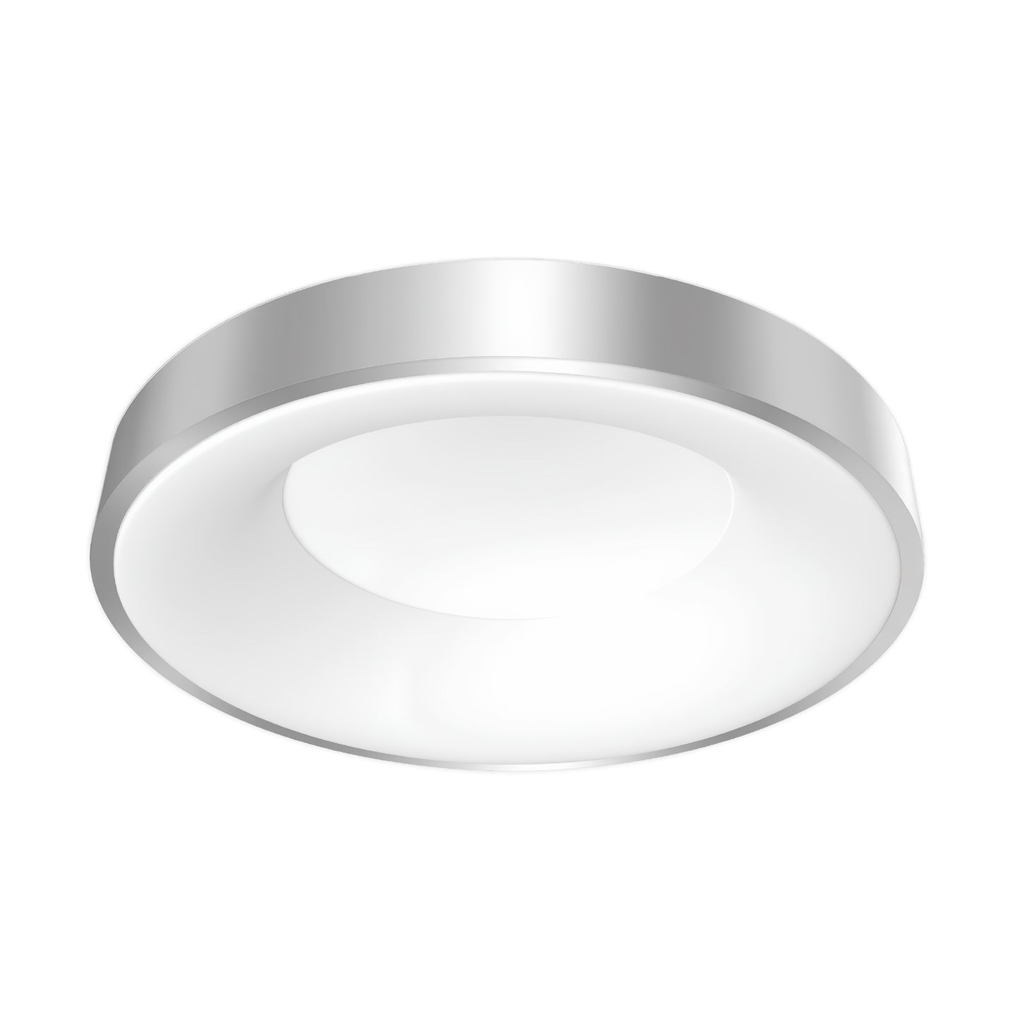 Plafón LED Inteligente Redondo 48W, Níquel