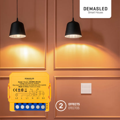 Dimmer Inteligente 2 Salidas