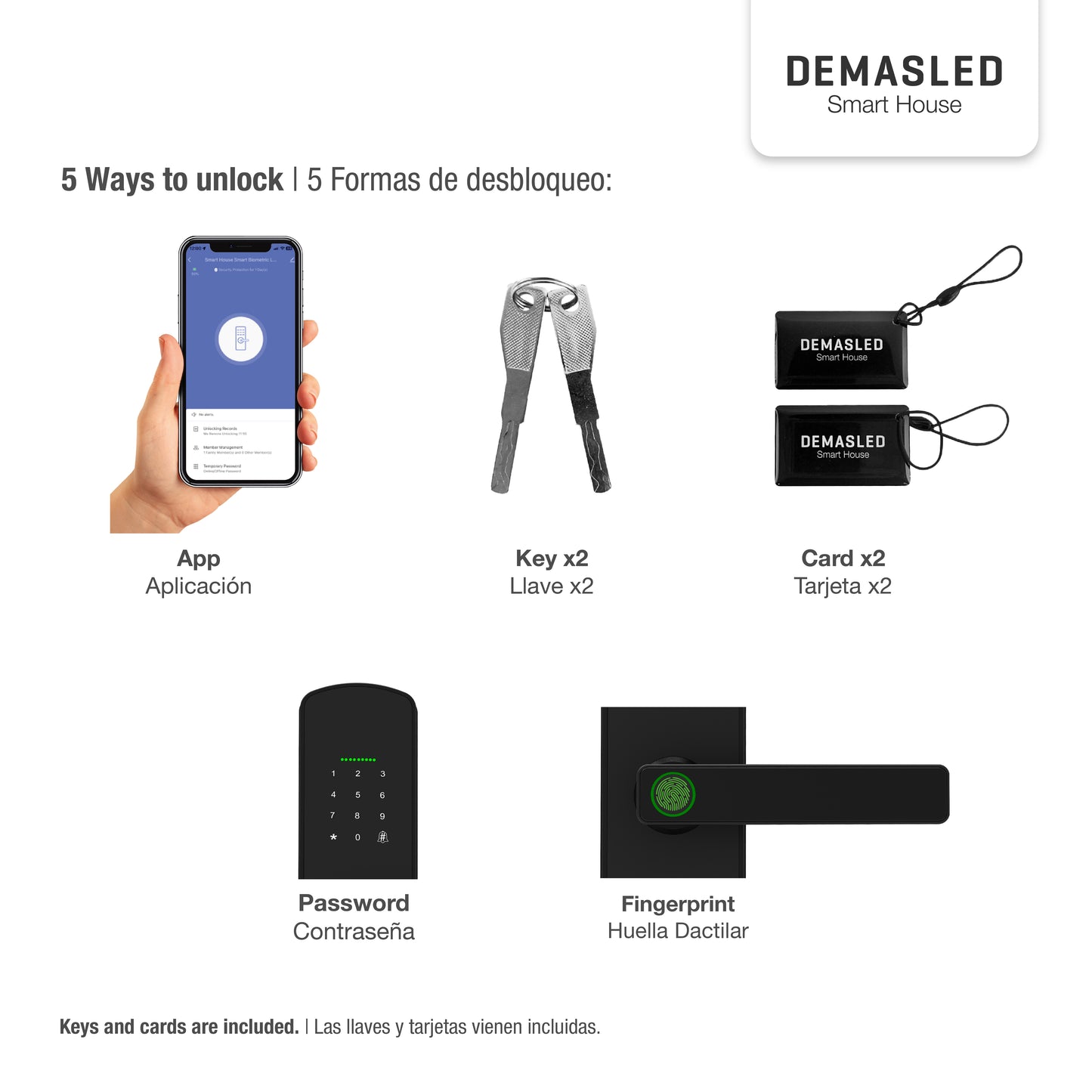 Cerradura Biométrica Inteligente WiFi
