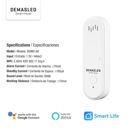 Sensor de Puerta con Alarma Integrada