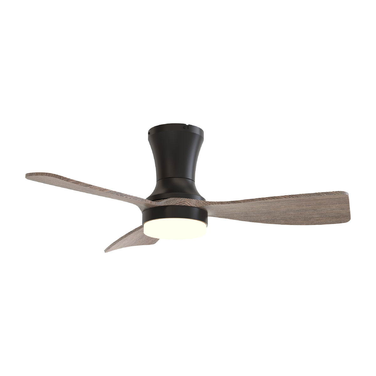 Ventilador de Techo con Luz LED Ø92cm, Madera Oscura