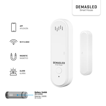 Sensor de Puerta con Alarma Integrada