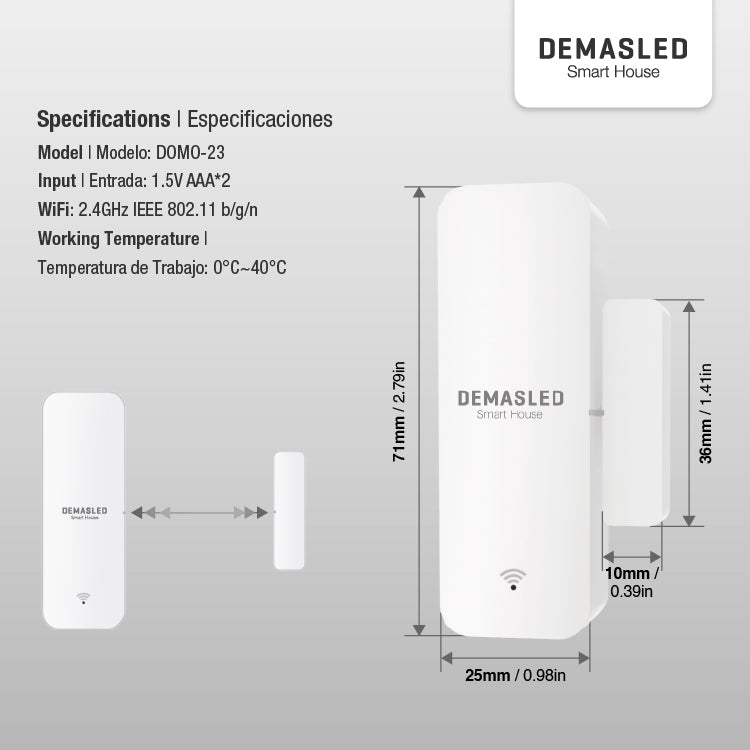 Sensor de Puertas y Ventanas WiFi