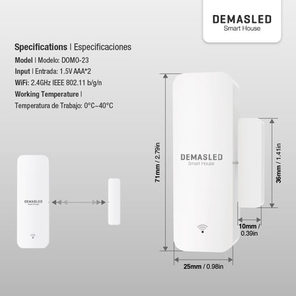 Sensor de Puertas y Ventanas WiFi