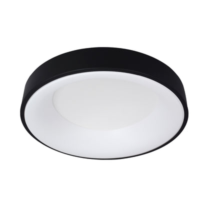 Plafón LED Inteligente Redondo 48W, Negro