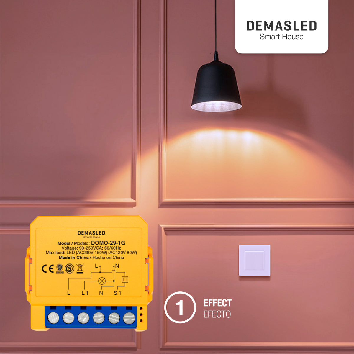 Dimmer Inteligente 1 Salida