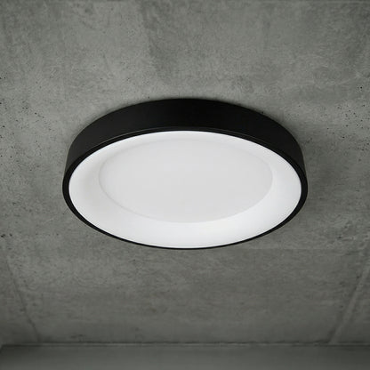 Plafón LED Inteligente Redondo 48W, Negro