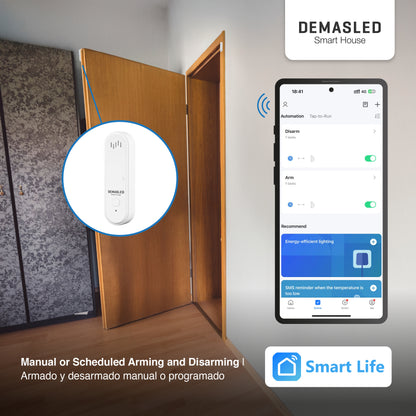 Sensor de Puerta con Alarma Integrada