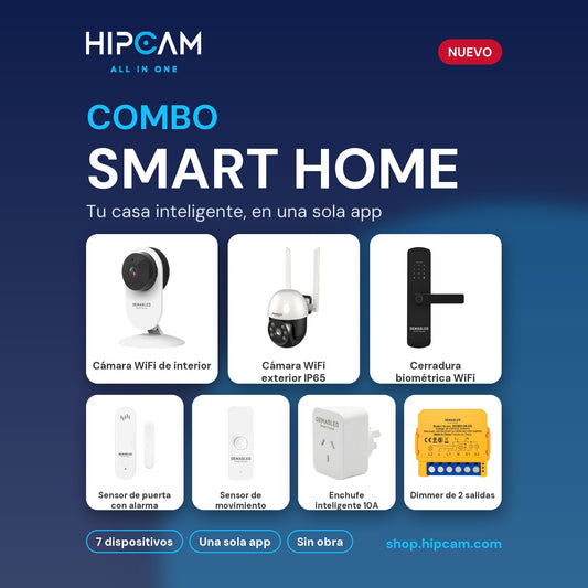 COMBO SMART HOME HIPCAM: 7 dispositivos en una sola app
