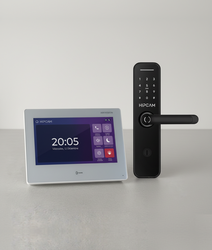 COMBO 3  | SMART LOCK HL3 + SMART HOME PANEL con Base de Soporte