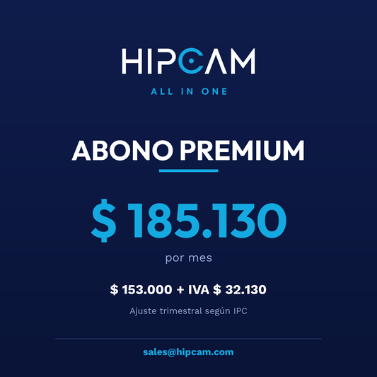 Abono HIPCAM Premium $175.450 por mes