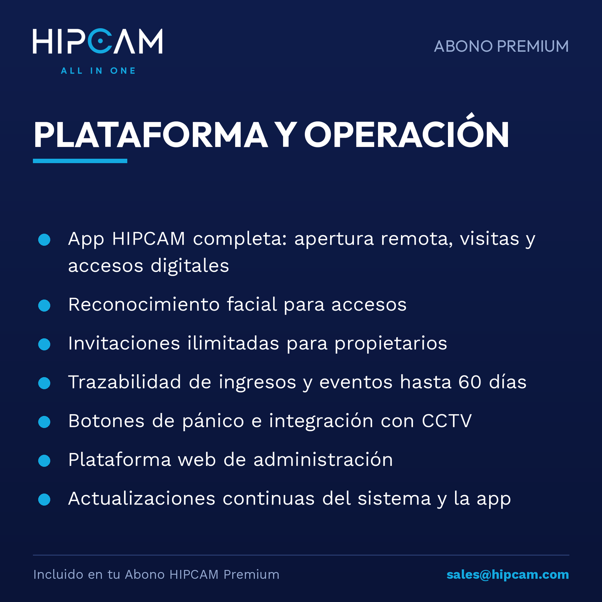 Plataforma y operación