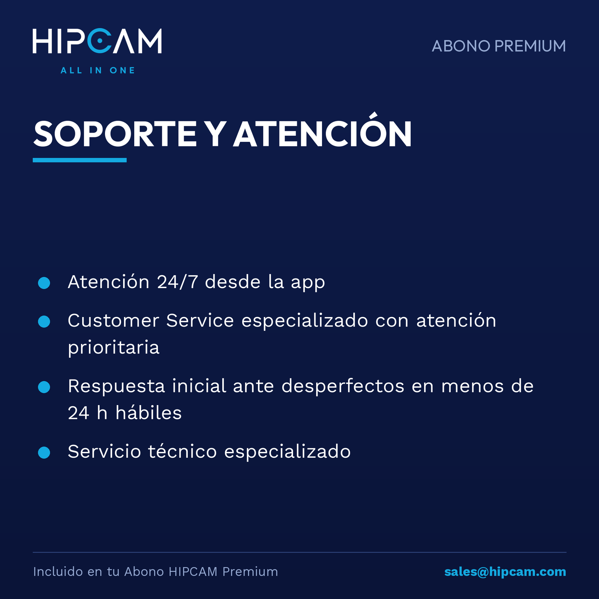 Soporte y atención